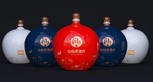 白酒包装设计-仙临老酒坊品牌升级